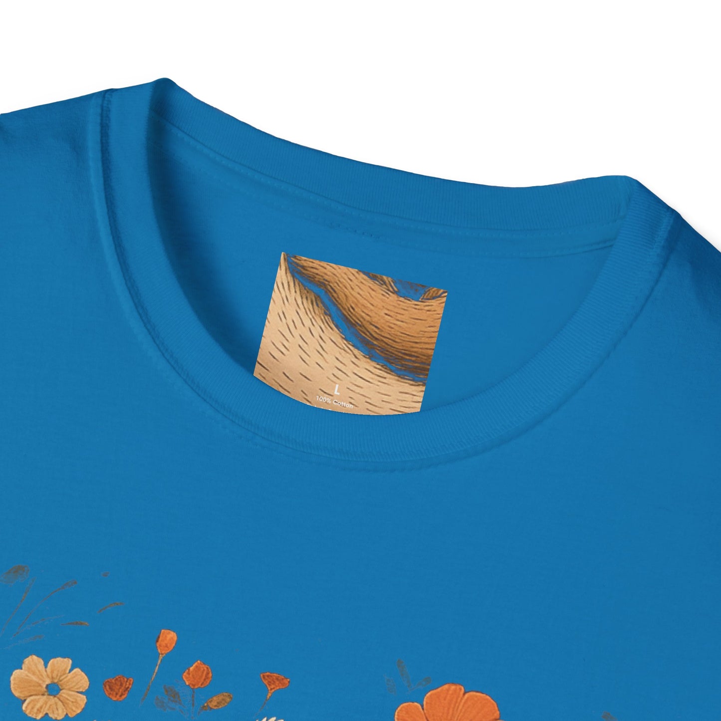Mama Bear and Baby Bear T-Shirt with Wildflower Design