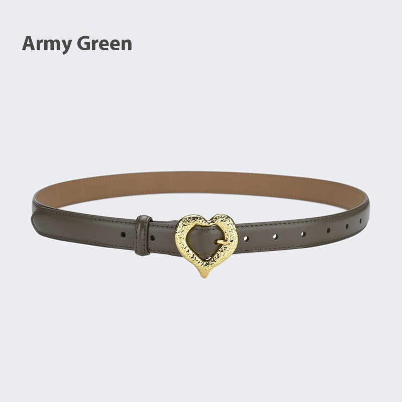 Personalized Love Leather Belt