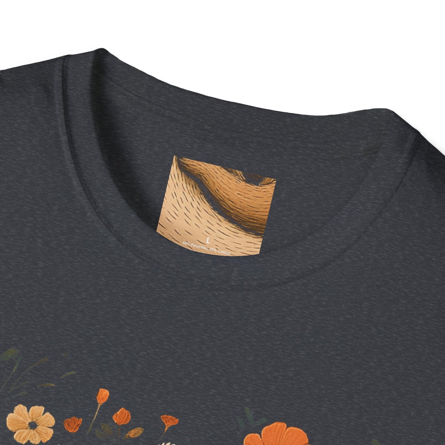 Mama Bear and Baby Bear T-Shirt with Wildflower Design
