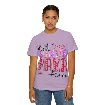 Garment-Dyed T-shirt - Best Bonus Mama Ever