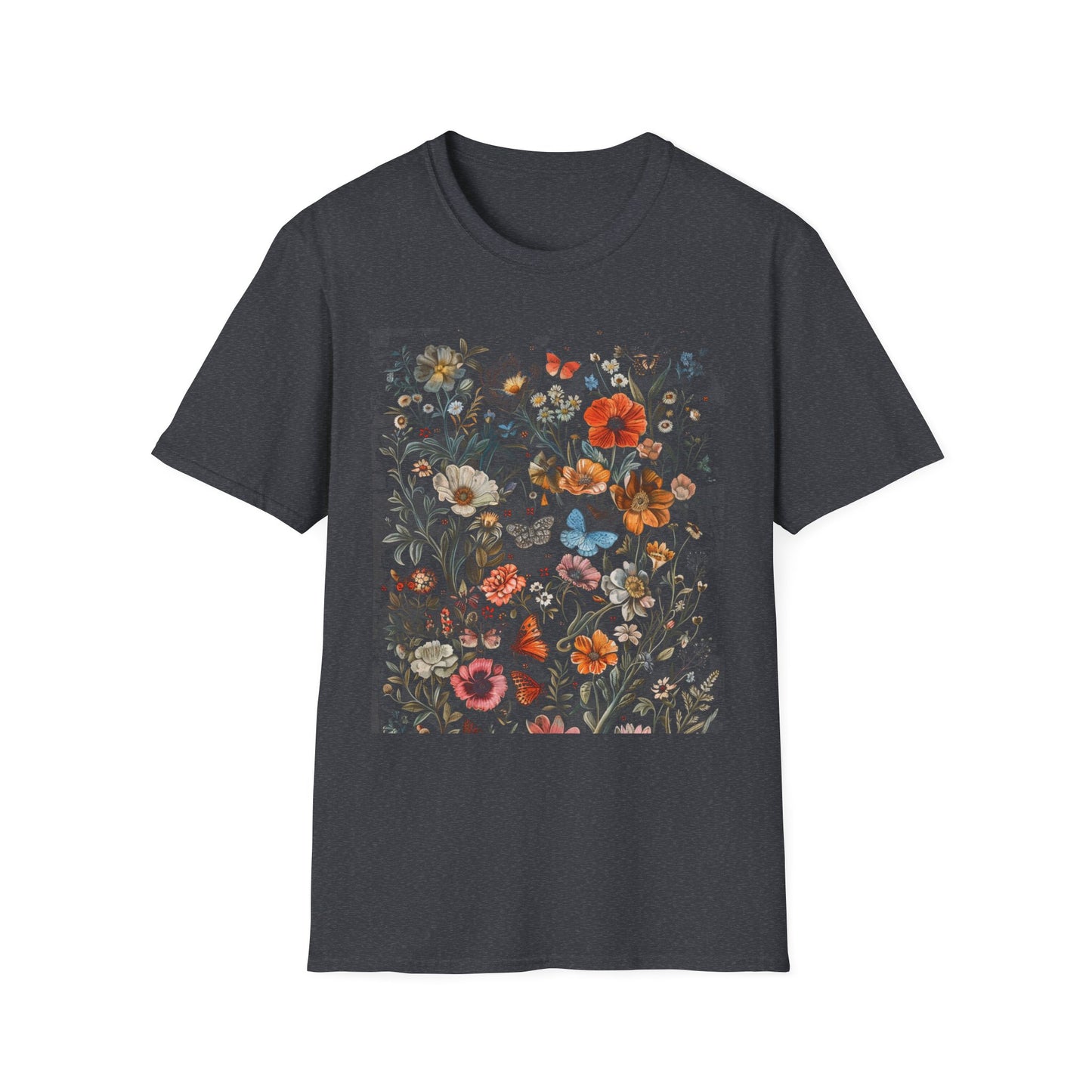 Wild Flower Butterfly T-Shirt
