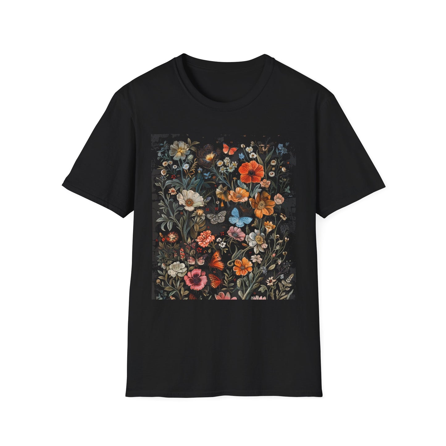Wild Flower Butterfly T-Shirt