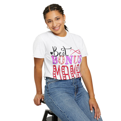 Garment-Dyed T-shirt - Best Bonus Mama Ever