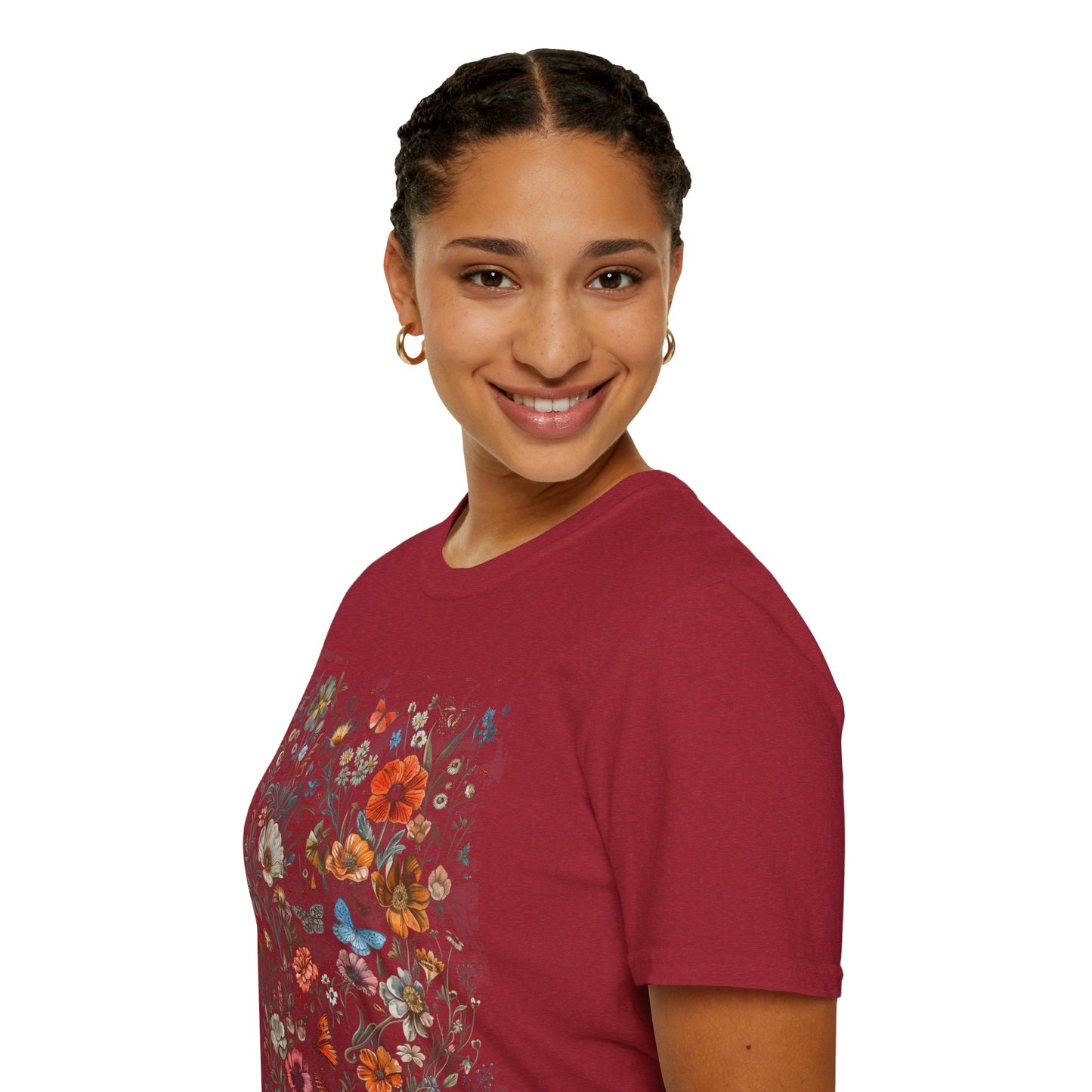 Wild Flower Butterfly T-Shirt