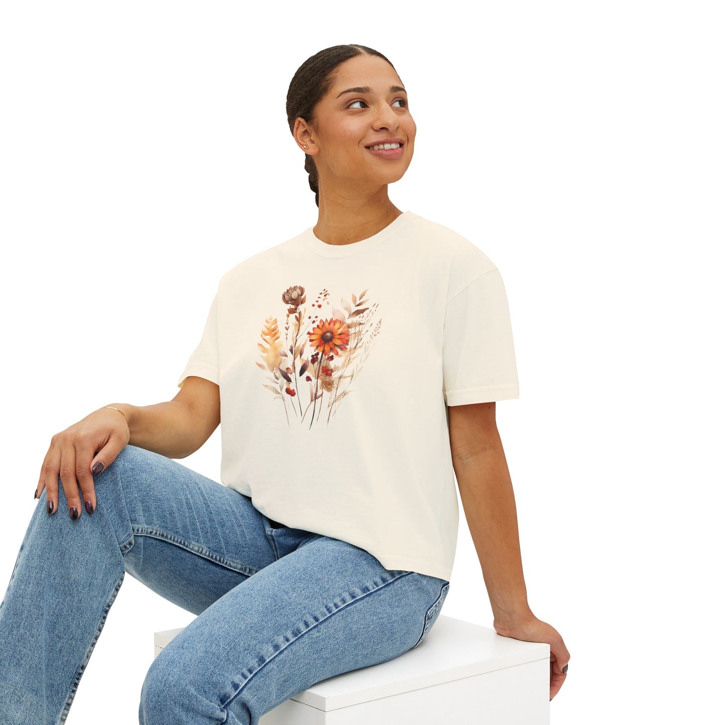 Women's Boxy Tee - Casual Boxy T shirt