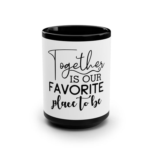 Black Mug, 15oz