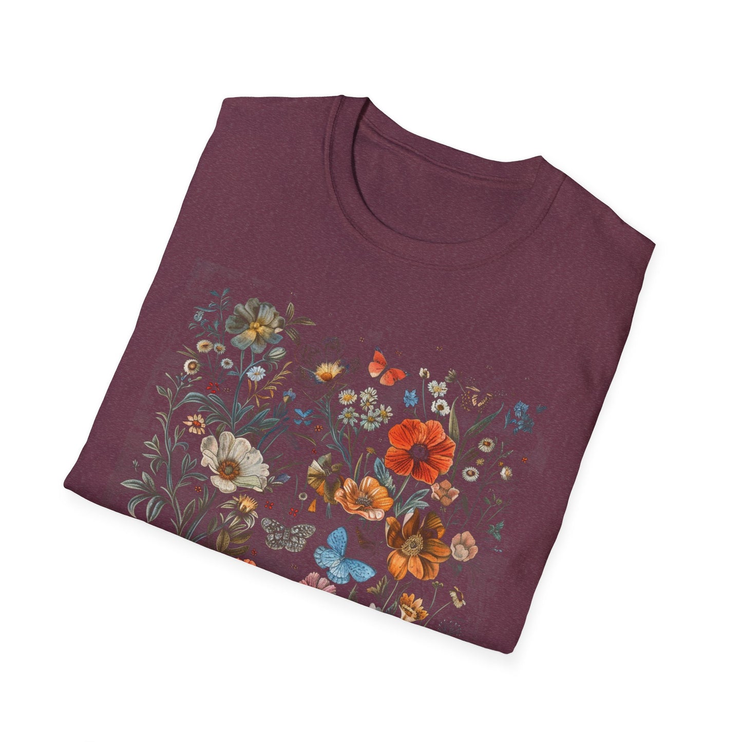 Wild Flower Butterfly T-Shirt