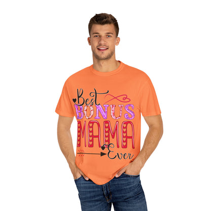 Garment-Dyed T-shirt - Best Bonus Mama Ever