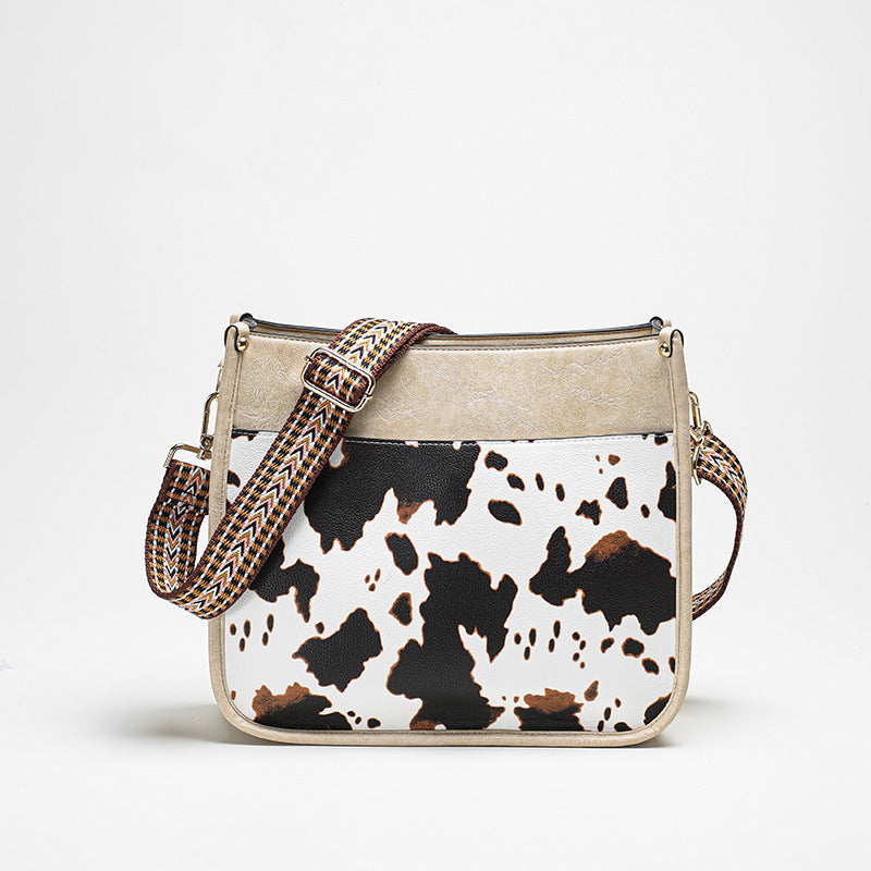 Cows Pattern One-Shoulder Tote