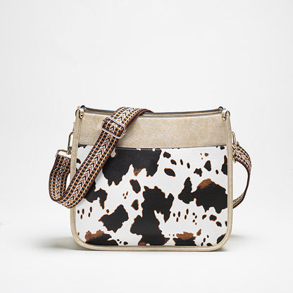 Cows Pattern One-Shoulder Tote