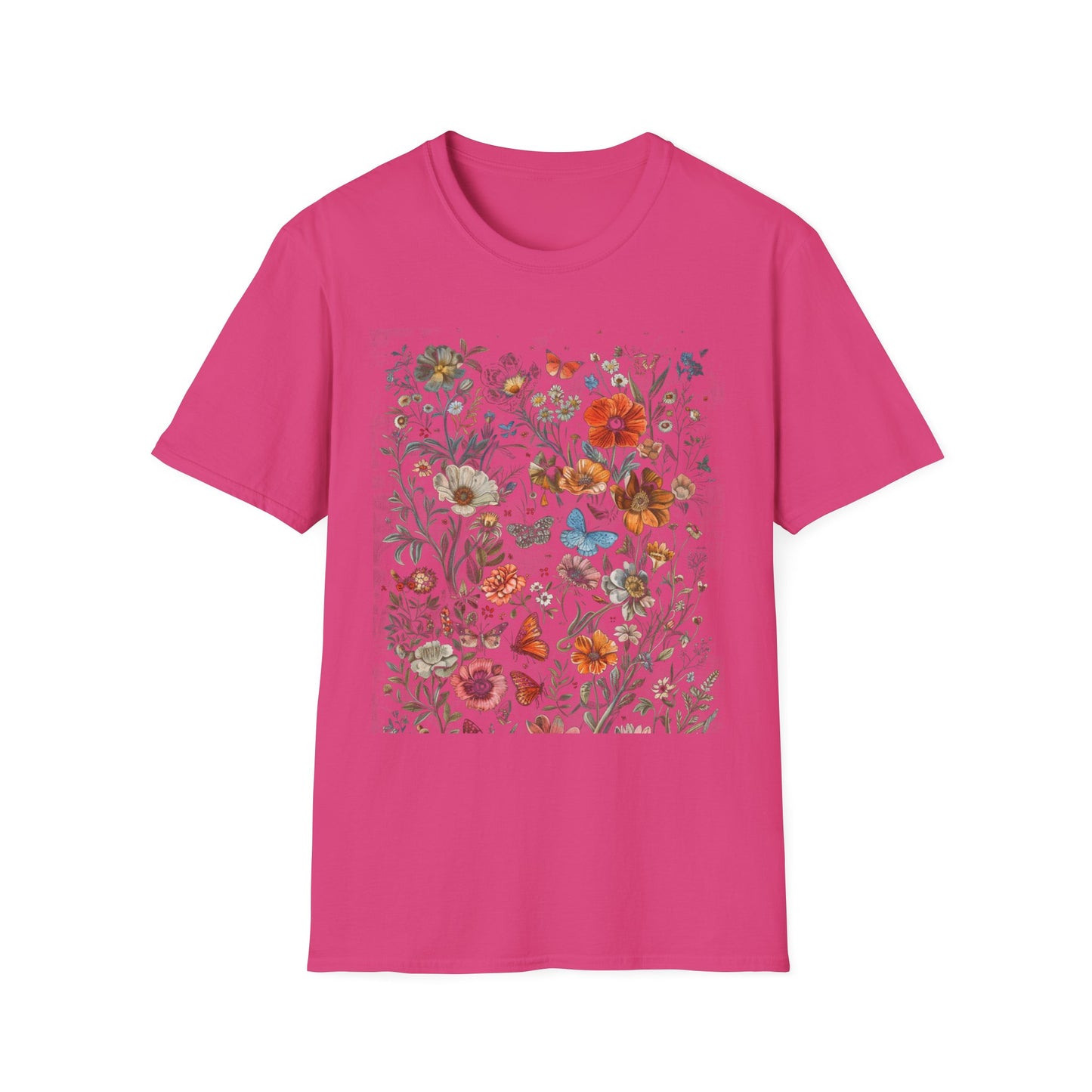 Wild Flower Butterfly T-Shirt