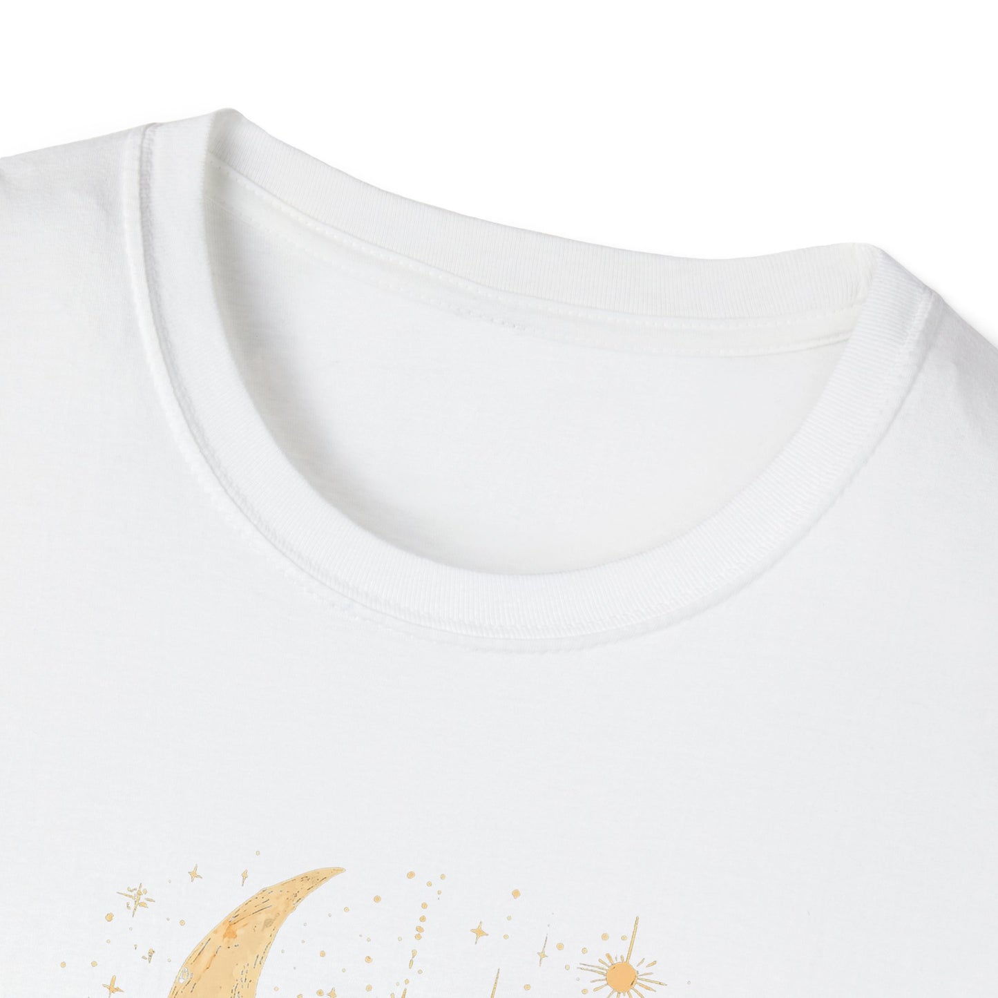 Crescent Moon Floral Unisex T-Shirt