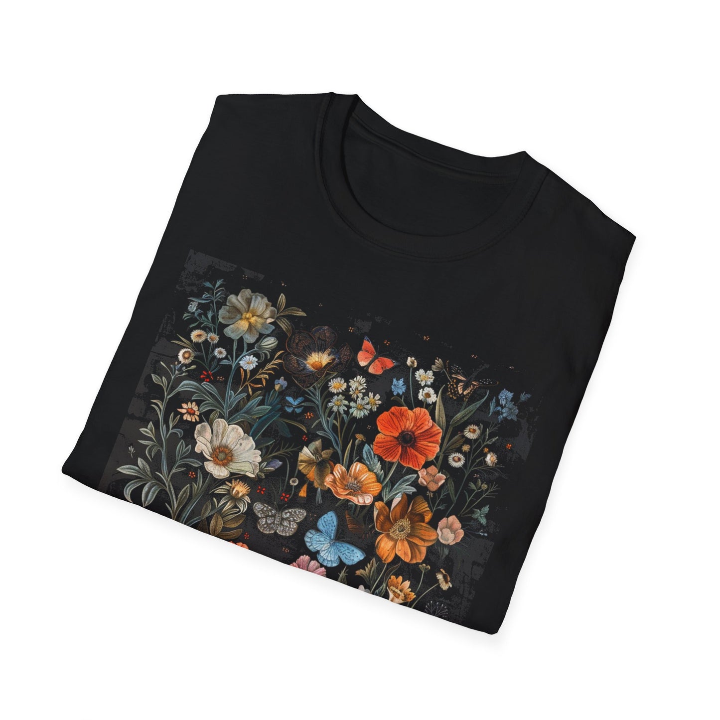 Wild Flower Butterfly T-Shirt