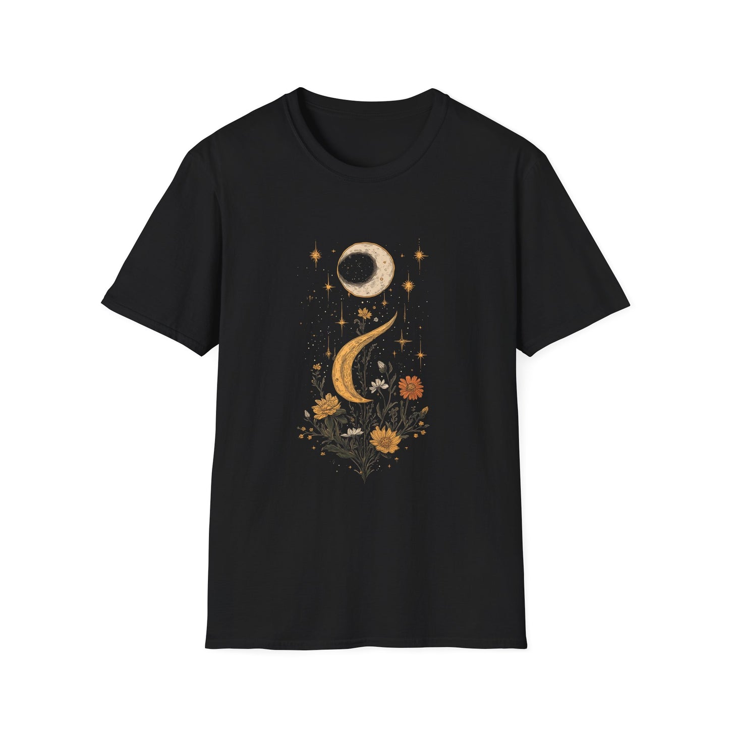 Bohemian Moon Floral T-Shirt
