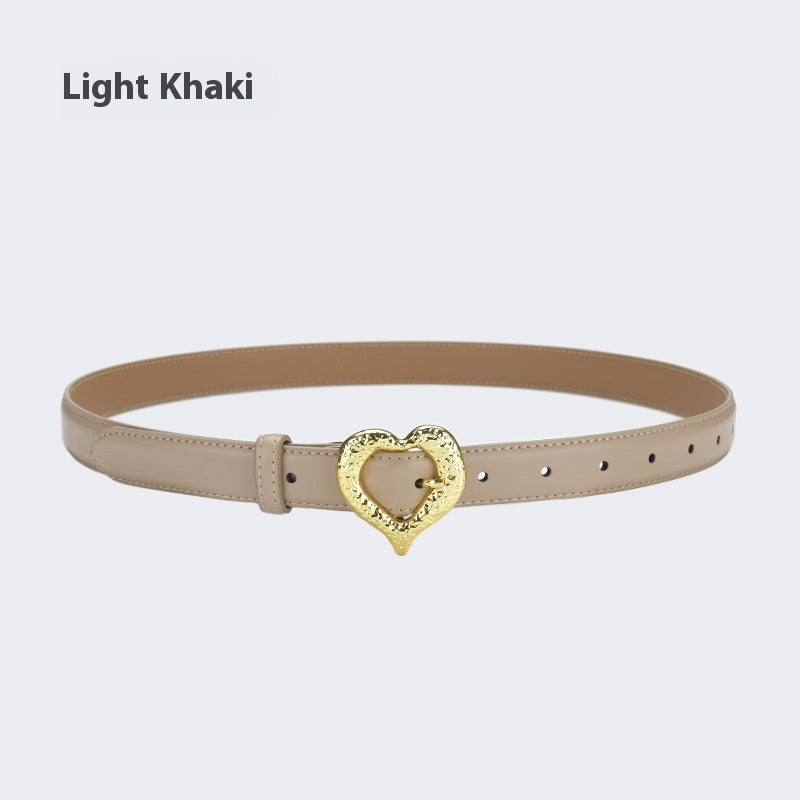 Personalized Love Leather Belt