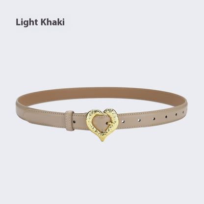 Personalized Love Leather Belt