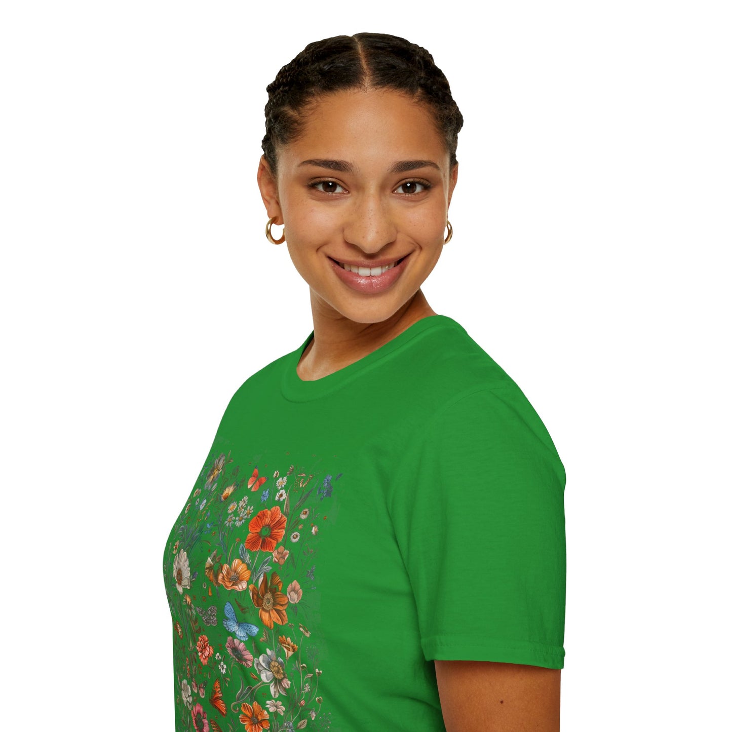 Wild Flower Butterfly T-Shirt
