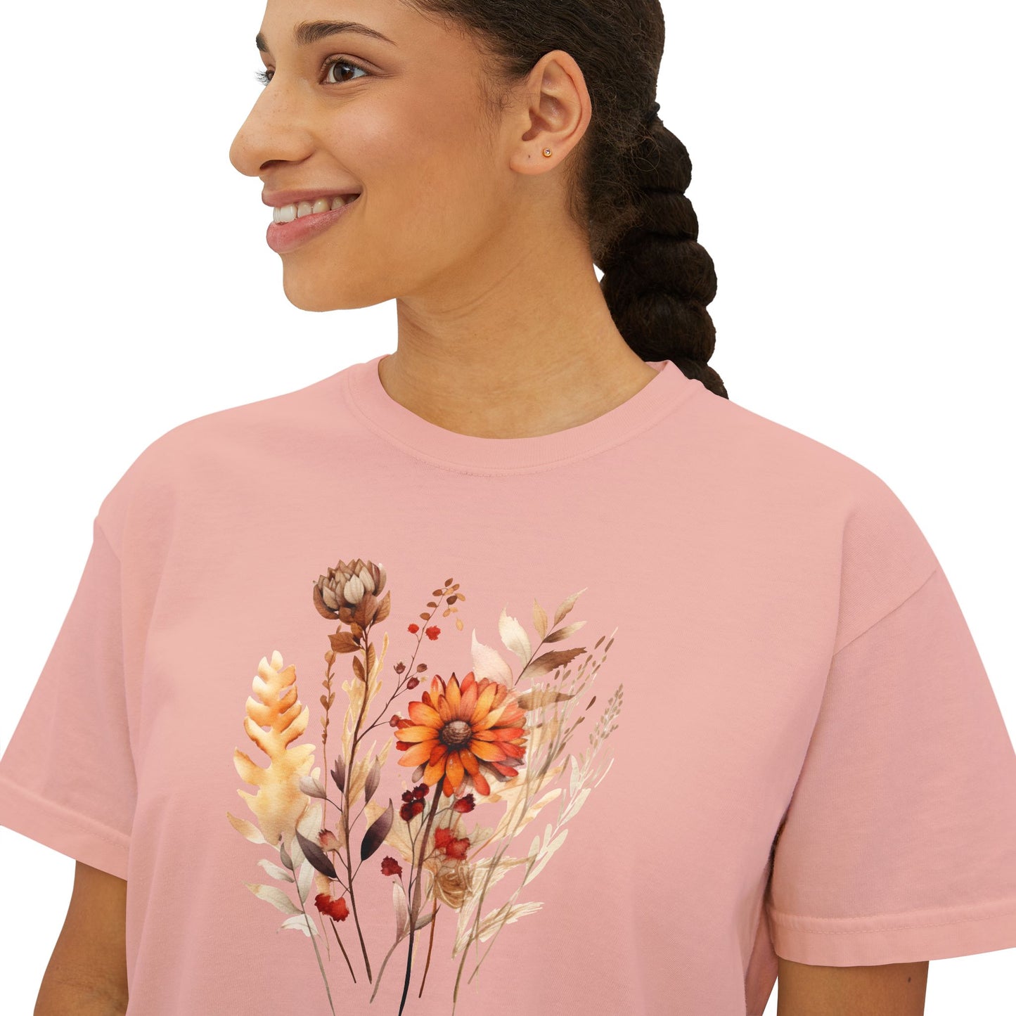 Women's Boxy Tee - Casual Boxy T shirt