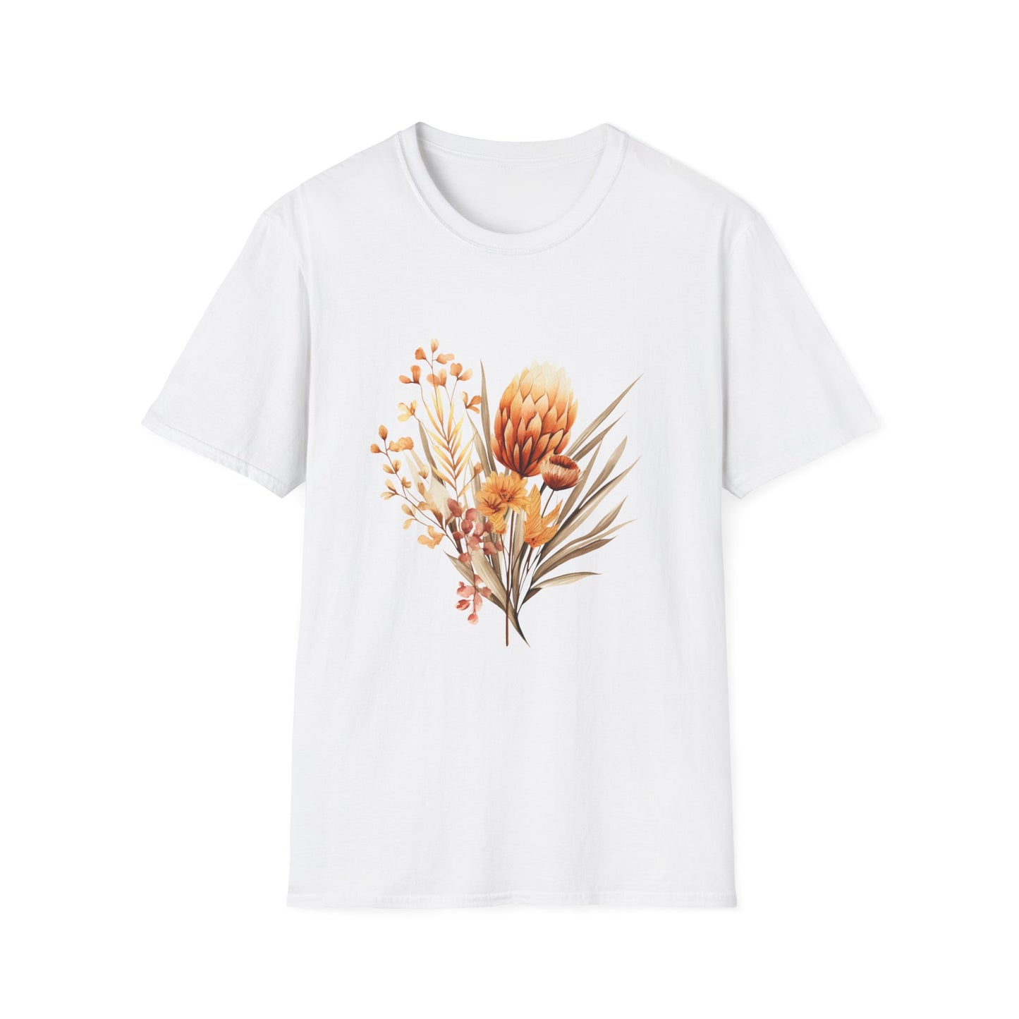 Boho Flower T-Shirt for Women Men Nature Lovers Gift Idea