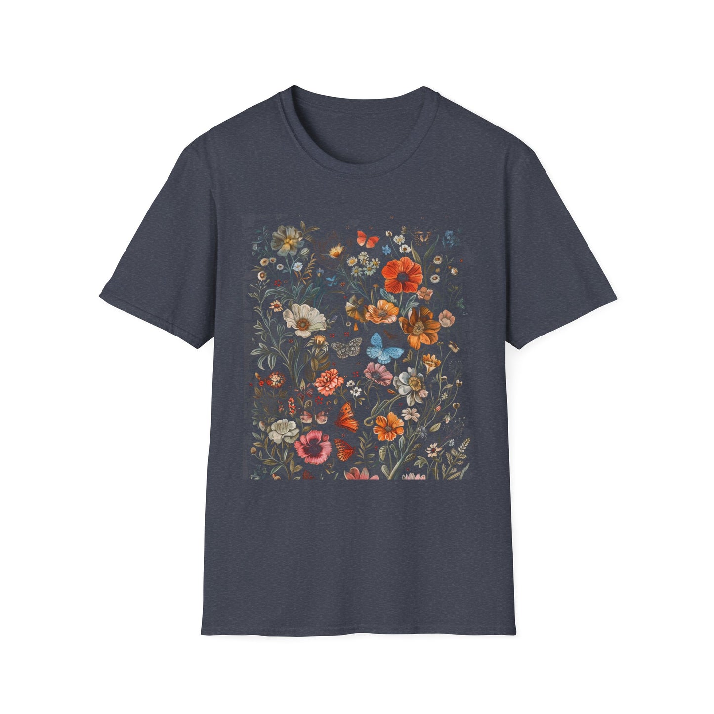Wild Flower Butterfly T-Shirt