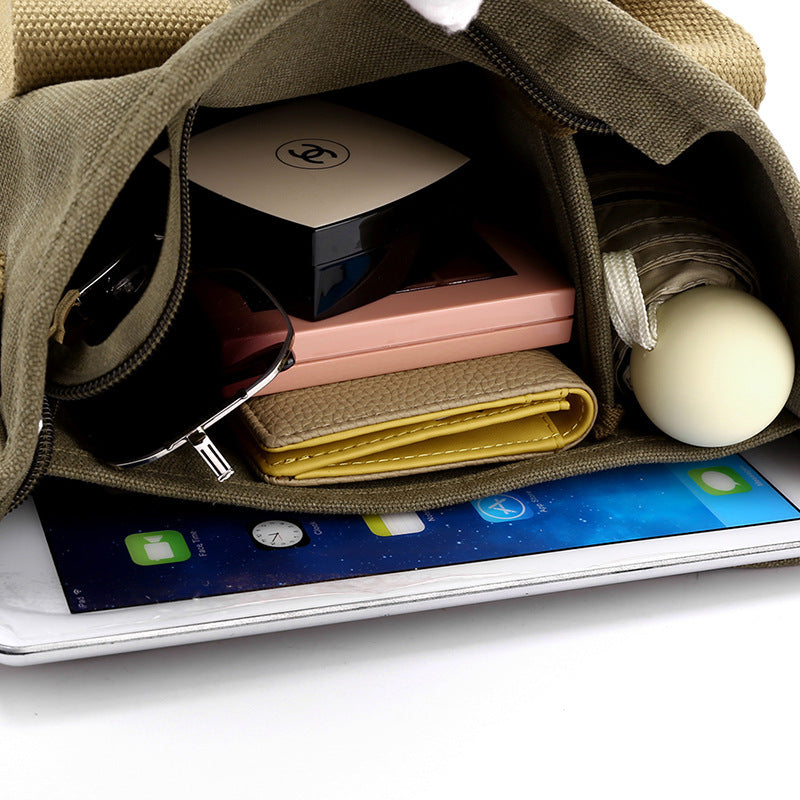 Trendy Canvas Commute Bag