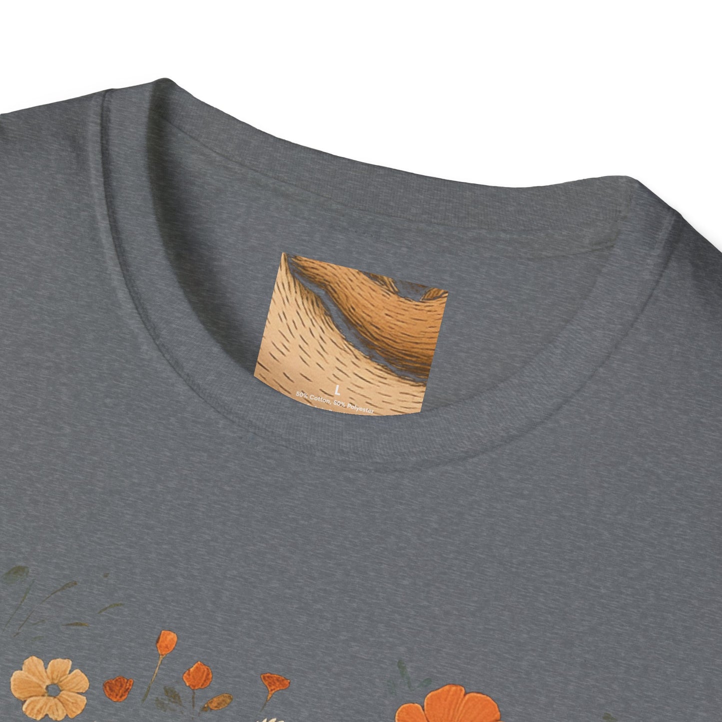 Mama Bear and Baby Bear T-Shirt with Wildflower Design