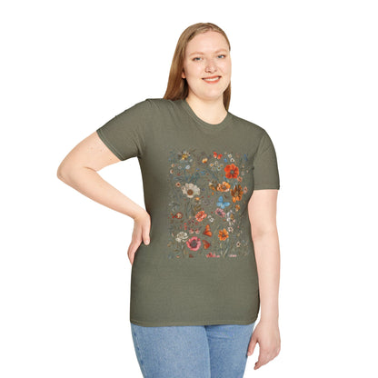 Wild Flower Butterfly T-Shirt