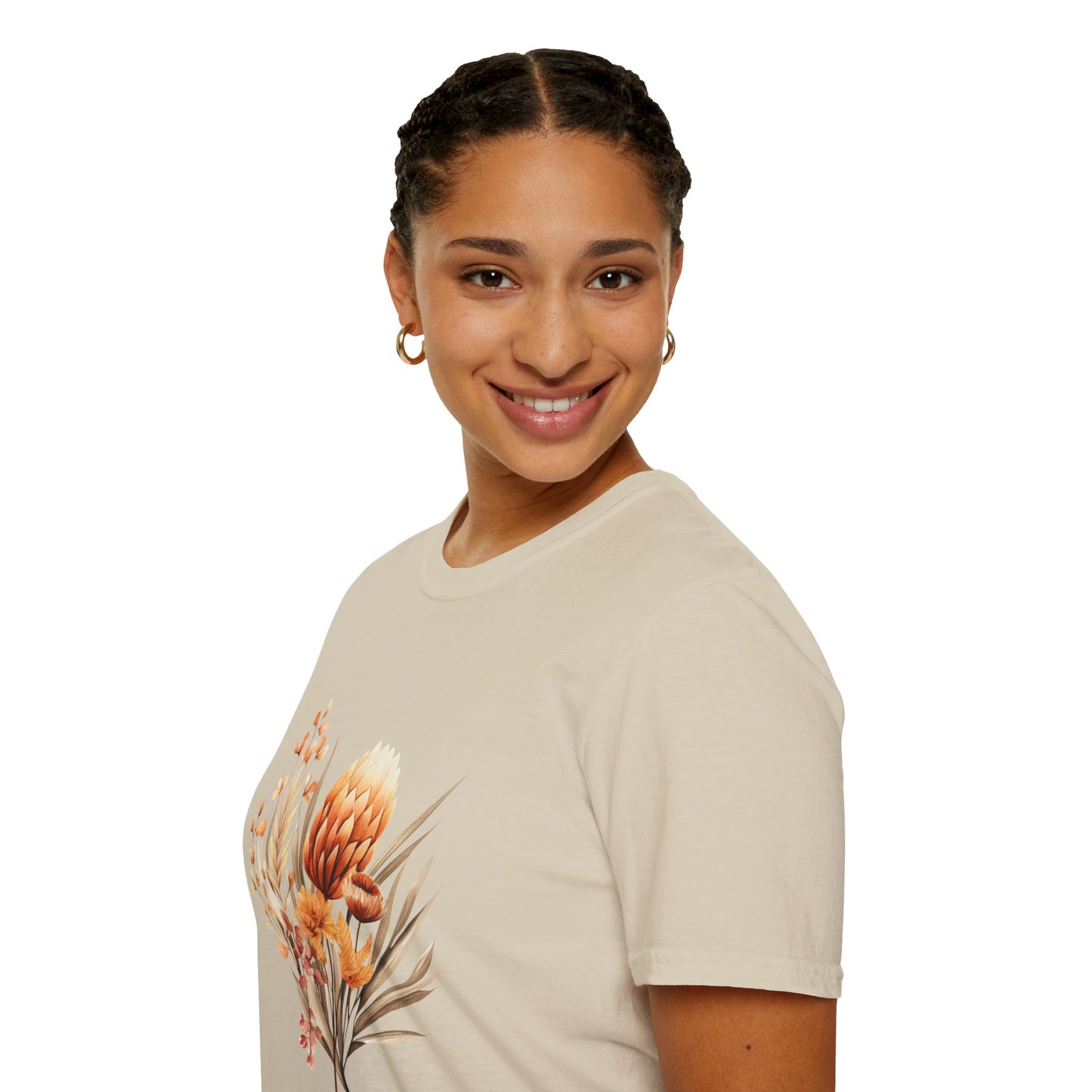 Boho Flower T-Shirt for Women Men Nature Lovers Gift Idea