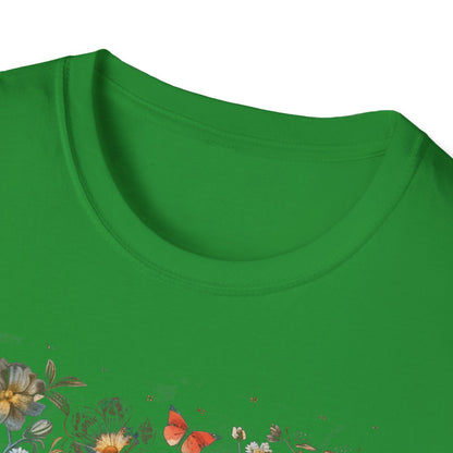 Wild Flower Butterfly T-Shirt