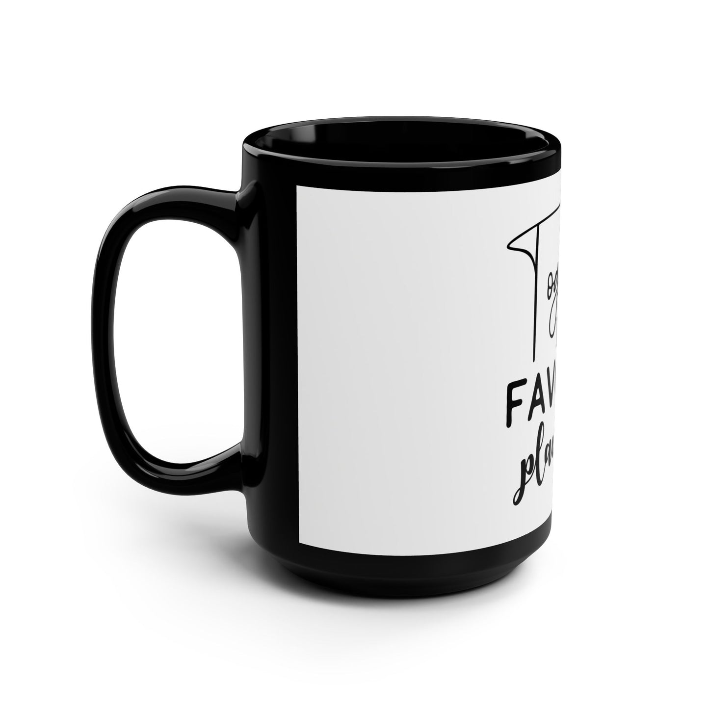 Black Mug, 15oz