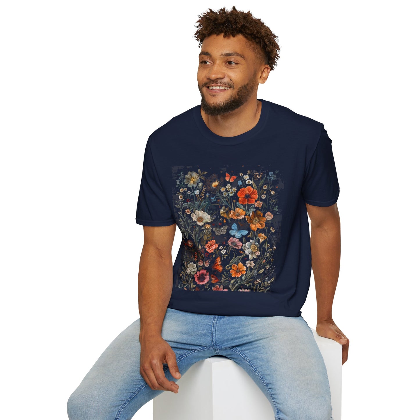 Wild Flower Butterfly T-Shirt