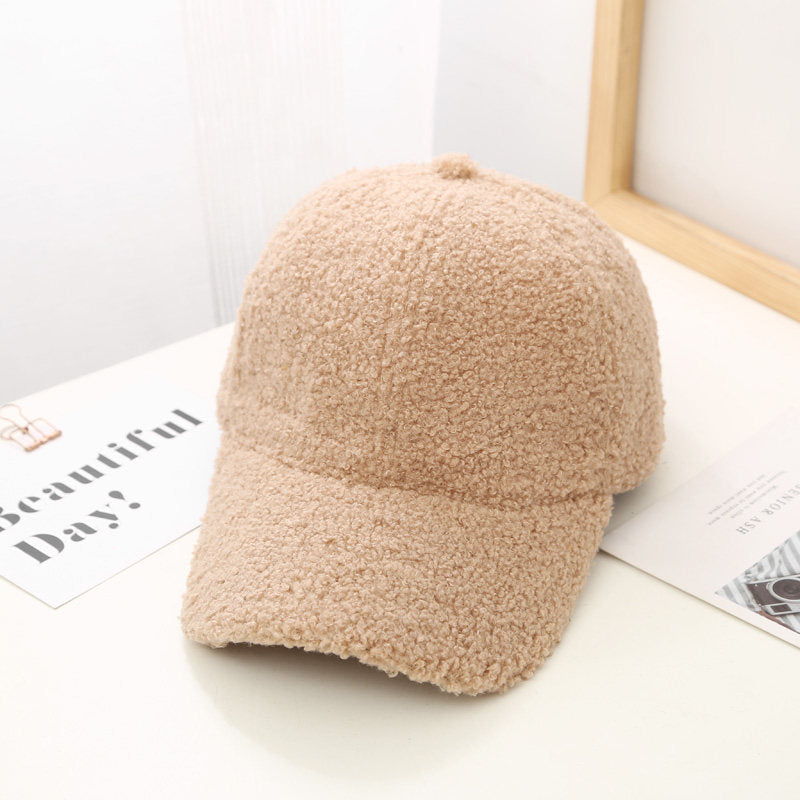 Korean Style Wool Baseball Cap