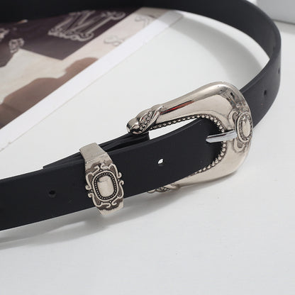 Niche Design Carved Belt for Women
