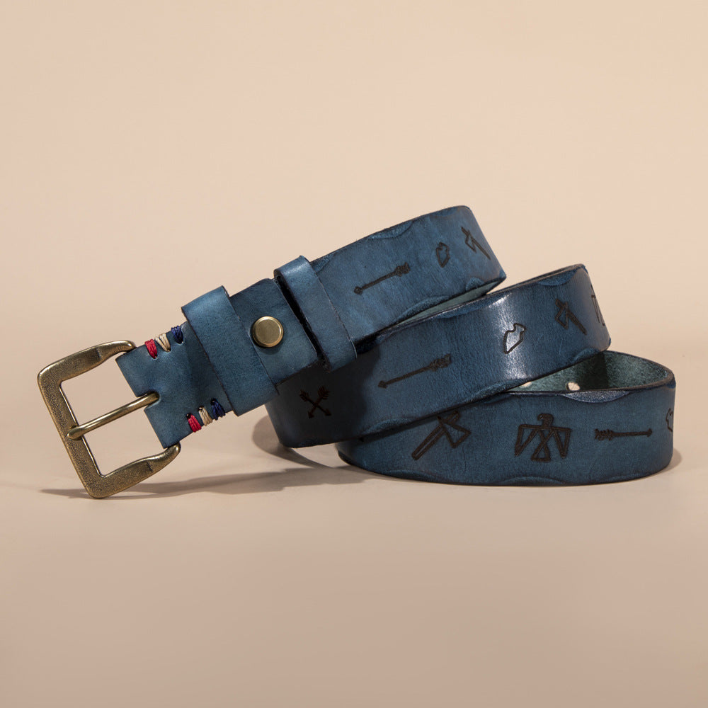 Vegetable Tanned Leather Belt