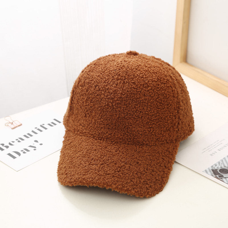 Korean Style Wool Baseball Cap