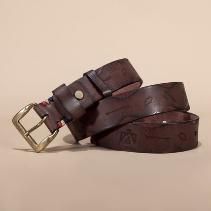 Vegetable Tanned Leather Belt