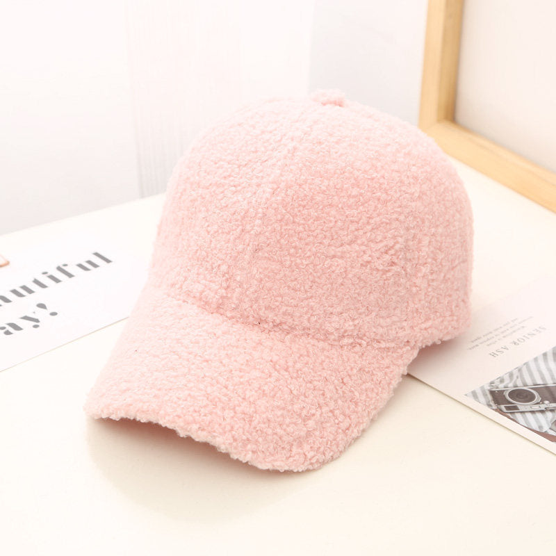 Korean Style Wool Baseball Cap