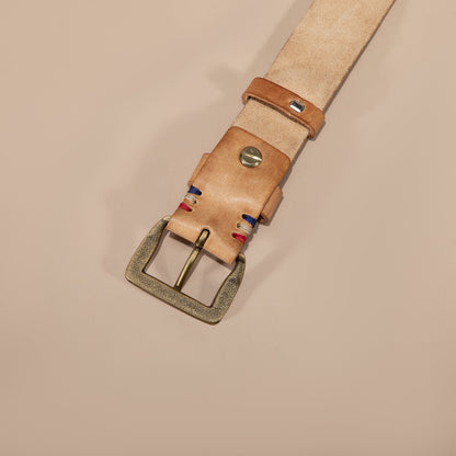Vegetable Tanned Leather Belt