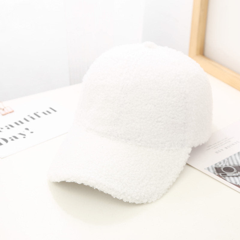 Korean Style Wool Baseball Cap