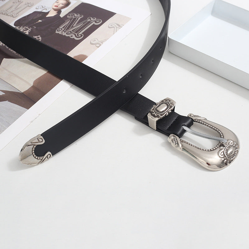 Niche Design Carved Belt for Women