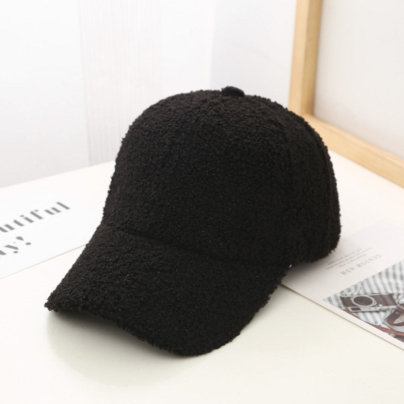 Korean Style Wool Baseball Cap