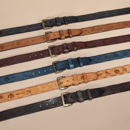 Vegetable Tanned Leather Belt