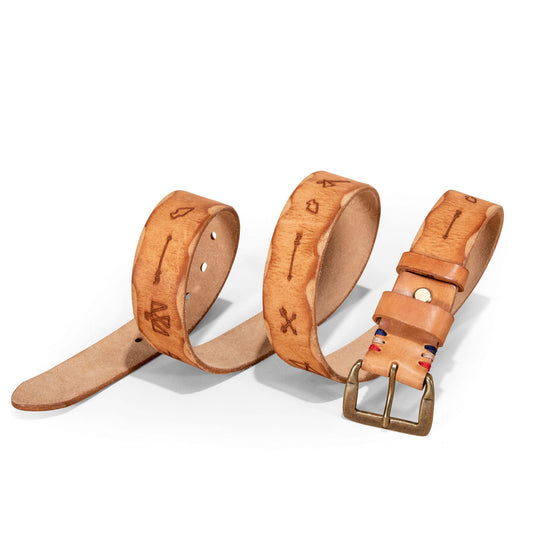 Vegetable Tanned Leather Belt