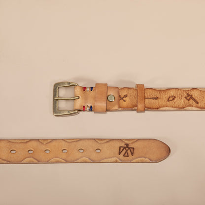 Vegetable Tanned Leather Belt