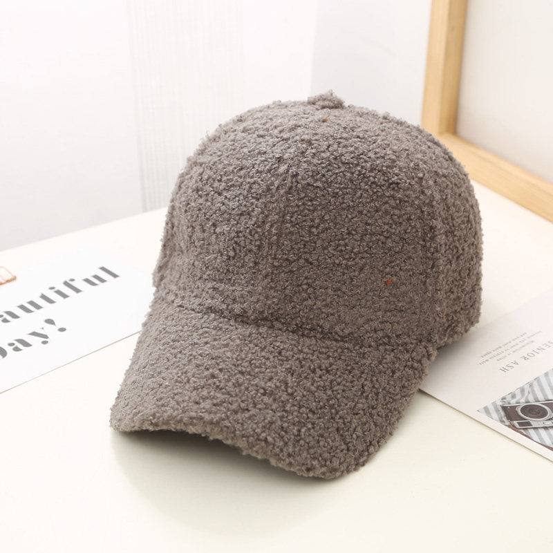 Korean Style Wool Baseball Cap