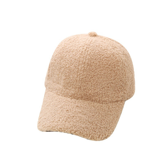 Korean Style Wool Baseball Cap