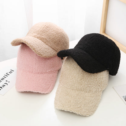 Korean Style Wool Baseball Cap