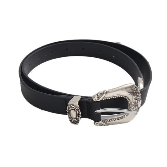 Niche Design Carved Belt for Women