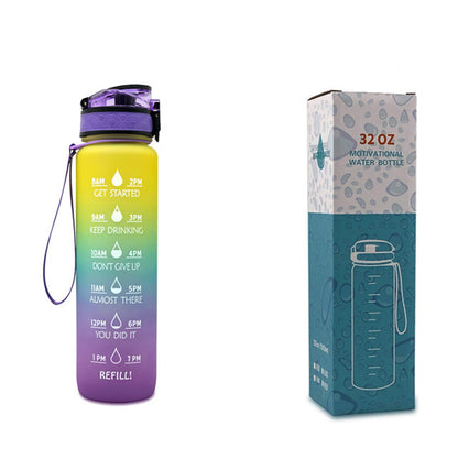 Motivational Leakproof Sports Bottle