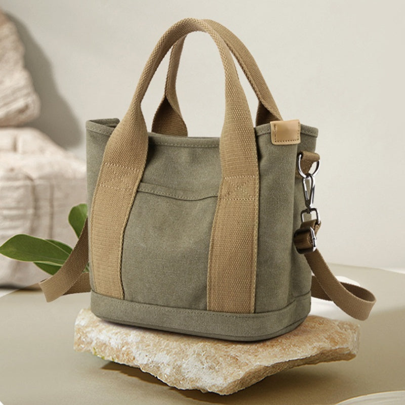 Trendy Canvas Commute Bag